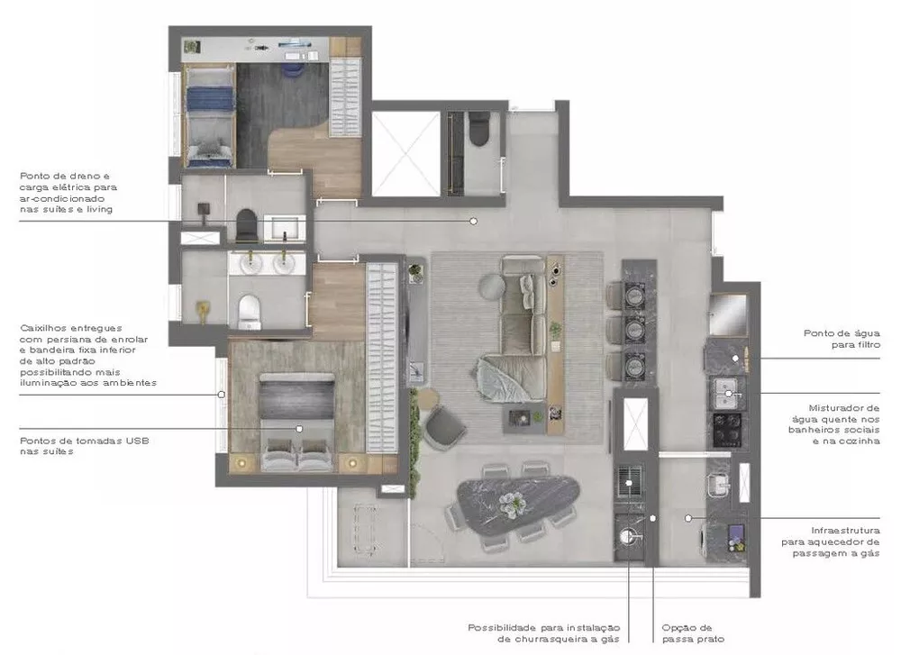 Apartamento, 3 quartos, 148 m² - Foto 6