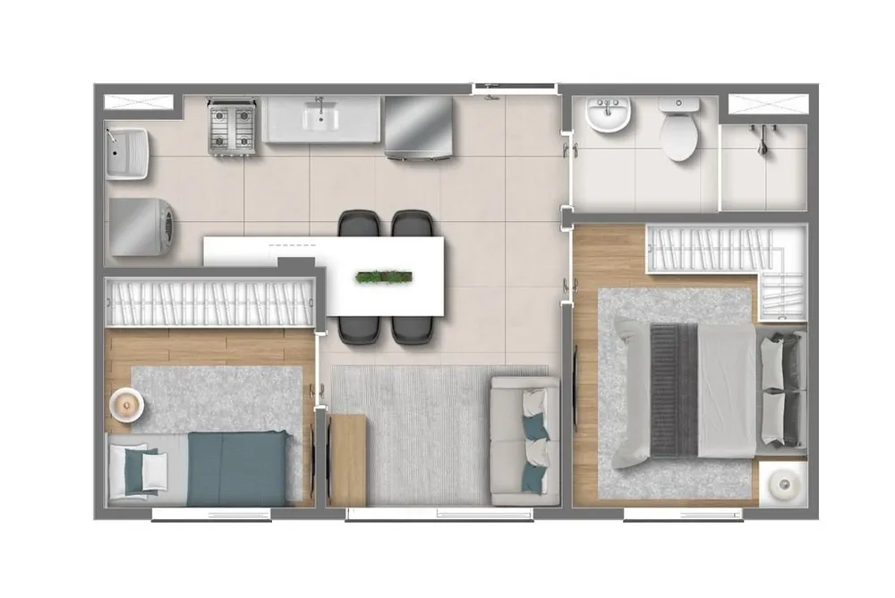 Apartamento, 2 quartos, 32 m² - Foto 12