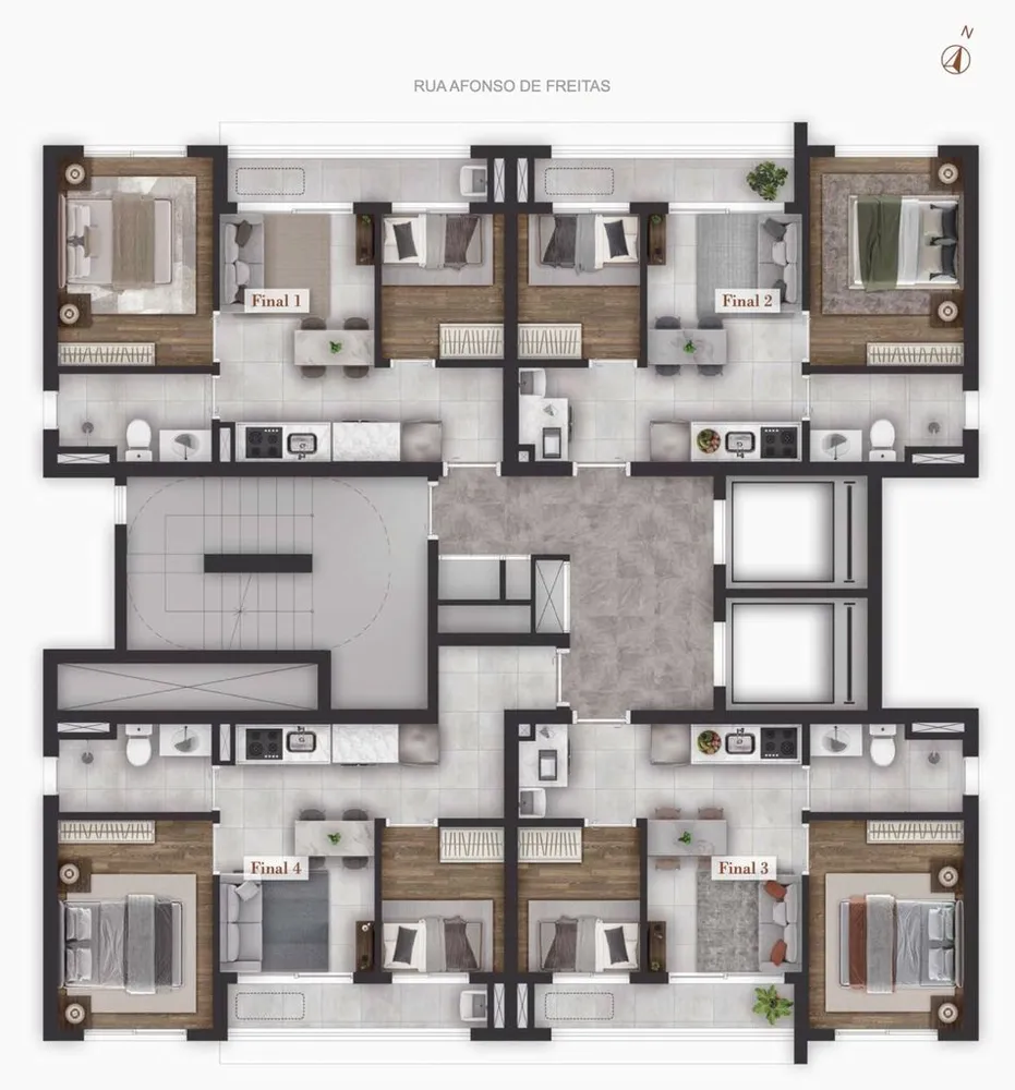 Apartamento, 2 quartos, 52 m² - Foto 9