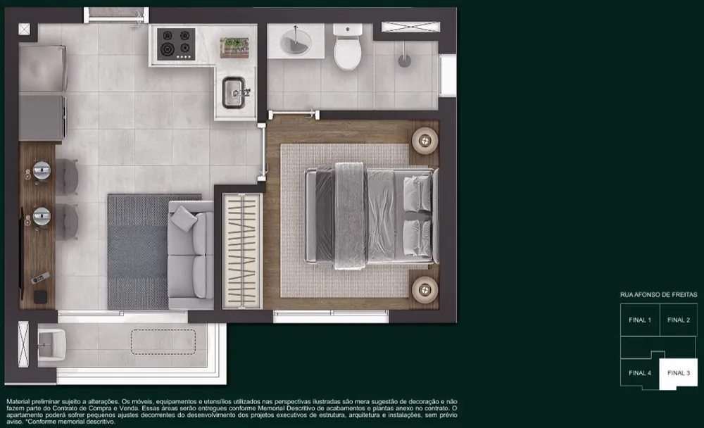 Apartamento, 2 quartos, 52 m² - Foto 10