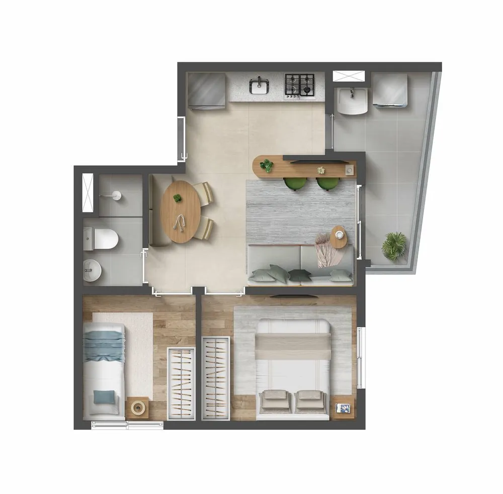 Apartamento, 1 quarto, 25 m² - Foto 10