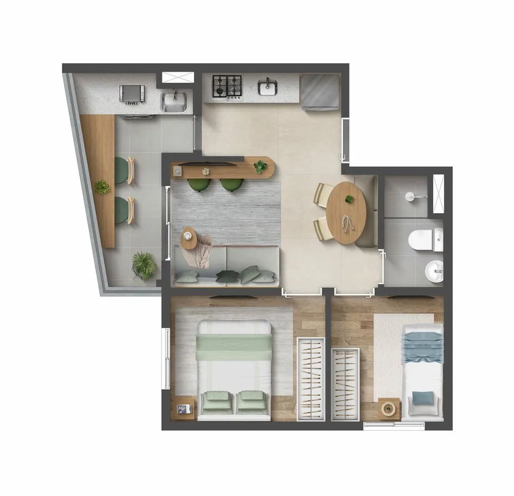 Apartamento, 1 quarto, 25 m² - Foto 12