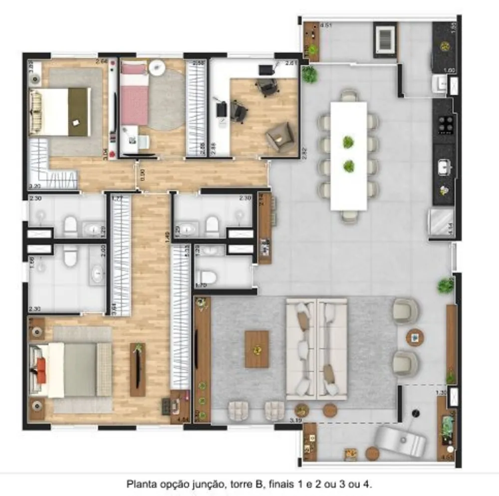 Apartamento, 3 quartos, 79 m² - Foto 3