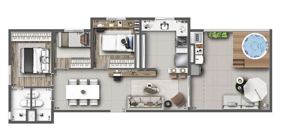 Apartamento, 2 quartos, 137 m² - Foto 21