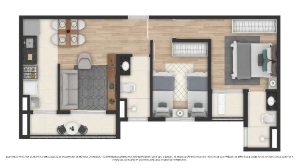 Apartamento, 3 quartos, 71 m² - Foto 43