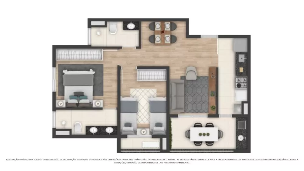 Apartamento, 3 quartos, 71 m² - Foto 33