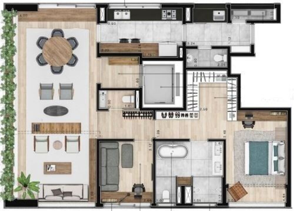 Apartamento, 3 quartos, 196 m² - Foto 24