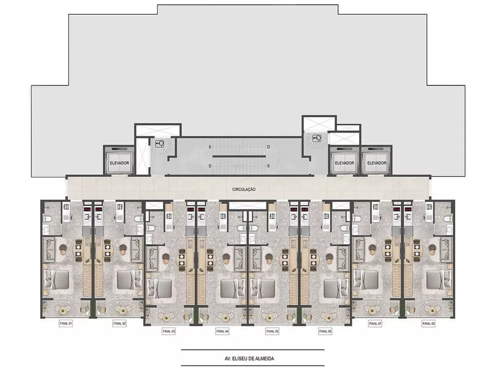 Kitnet-Studio, 33 m² - Foto 9