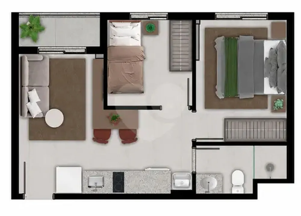 Apartamento, 2 quartos, 37 m² - Foto 11
