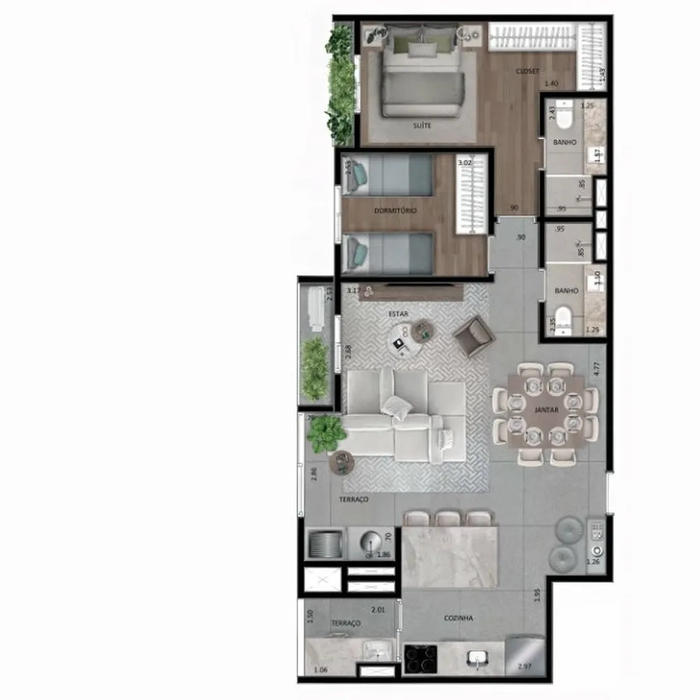 Apartamento, 3 quartos, 80 m² - Foto 12