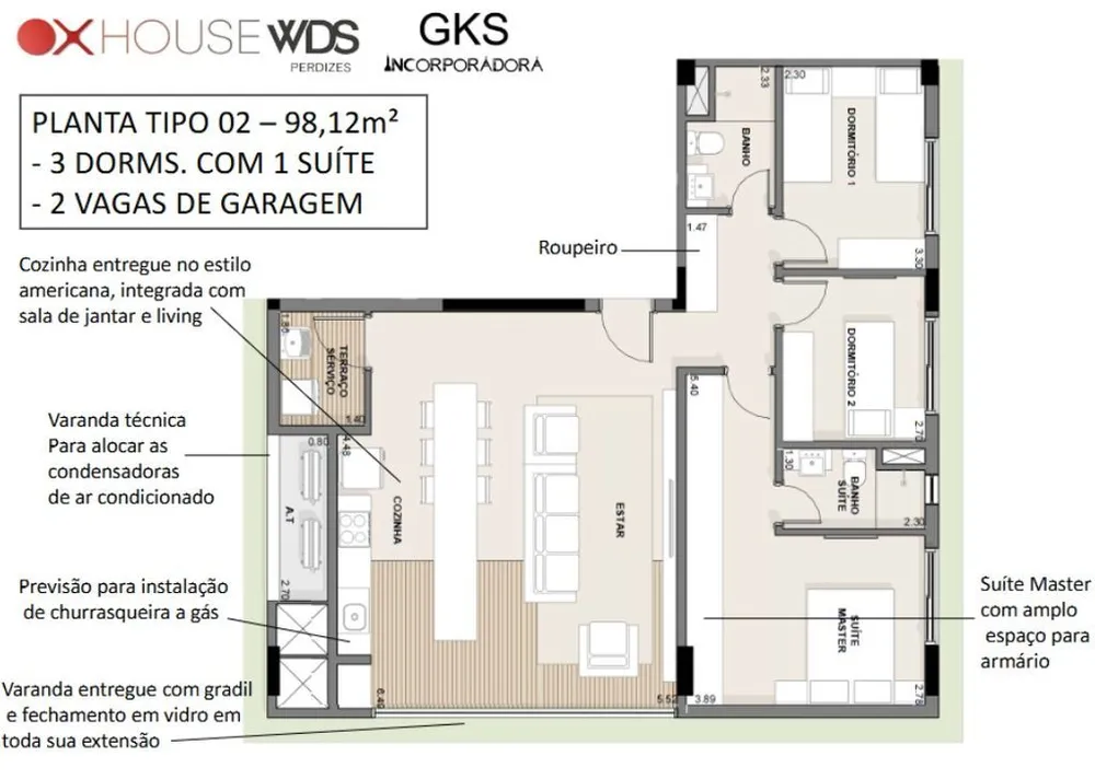Apartamento, 2 quartos, 71 m² - Foto 6