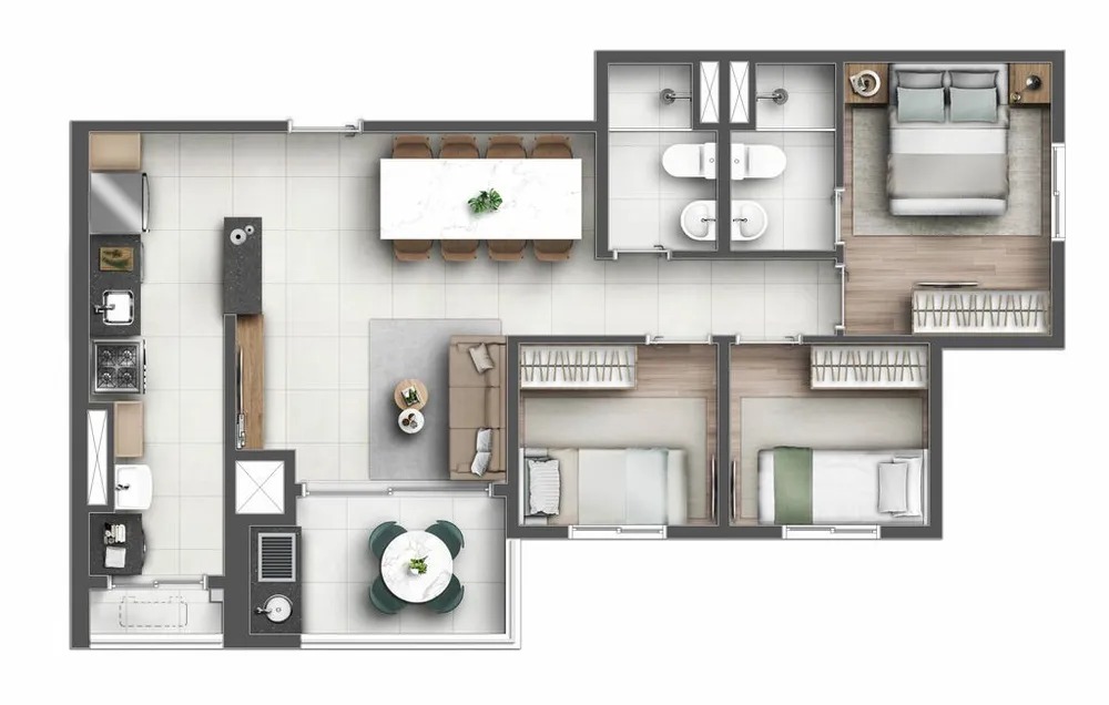 Apartamento, 3 quartos, 117 m² - Foto 7
