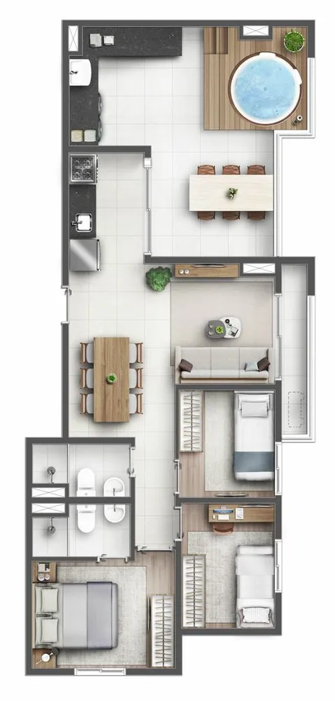 Apartamento, 3 quartos, 117 m² - Foto 10