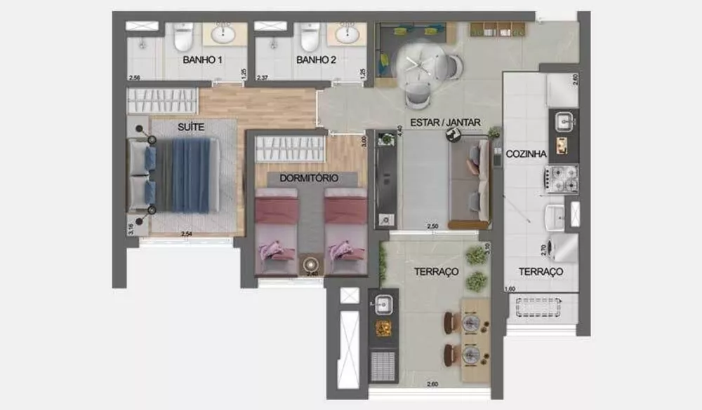 Apartamento, 2 quartos, 63 m² - Foto 15