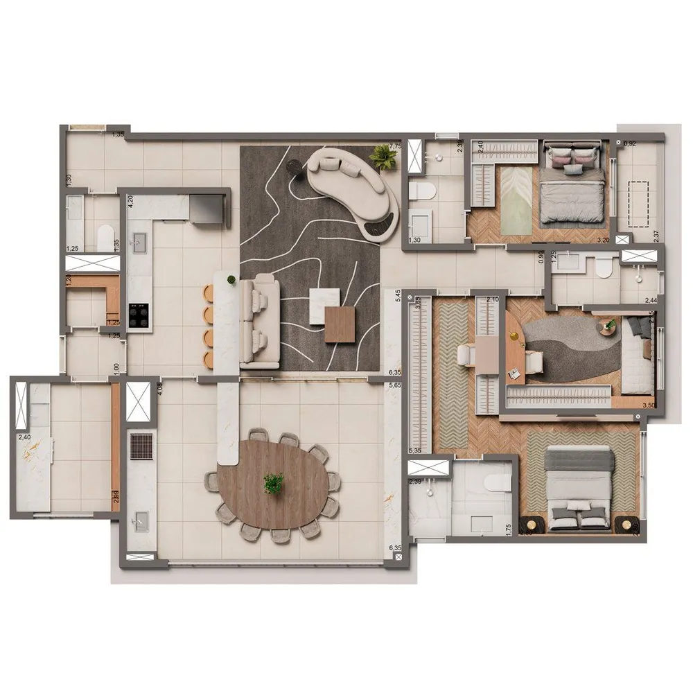 Apartamento, 2 quartos, 87 m² - Foto 12