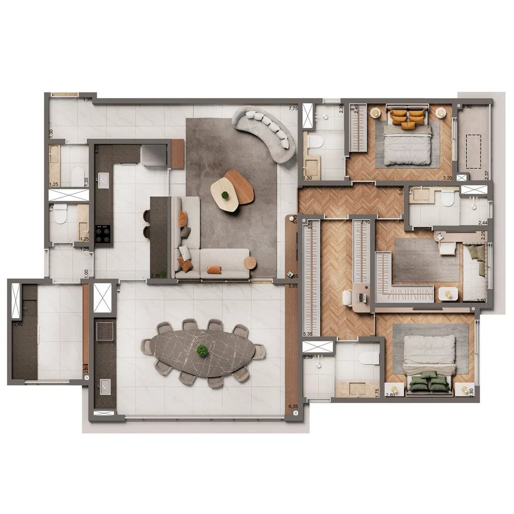 Apartamento, 2 quartos, 87 m² - Foto 10