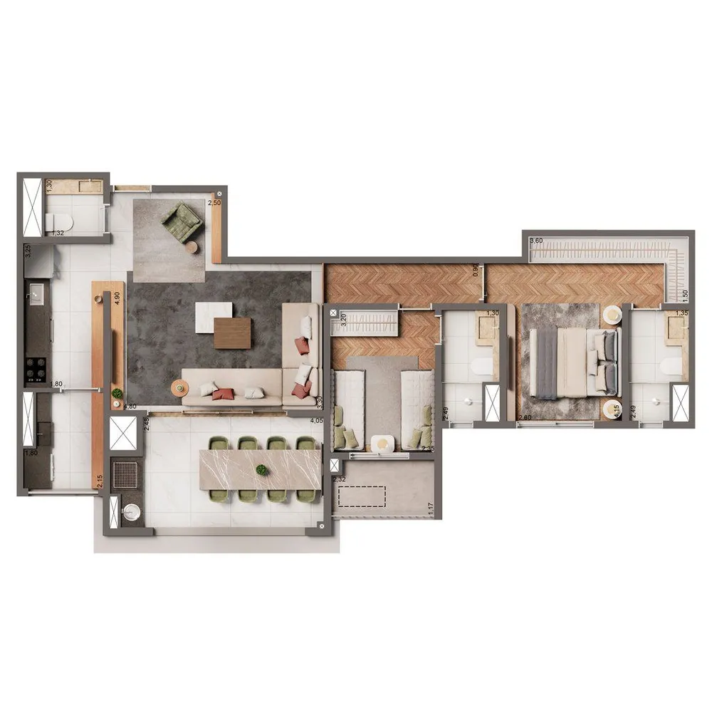 Apartamento, 2 quartos, 87 m² - Foto 11
