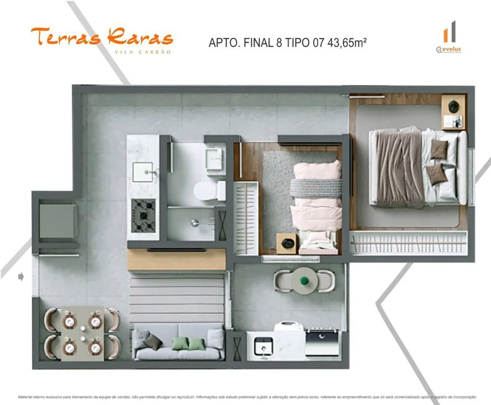 Apartamento, 2 quartos, 49 m² - Foto 5