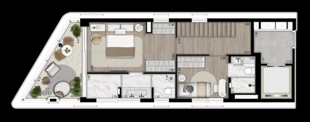 Cobertura à venda com 2 quartos, 120m² - Foto 4