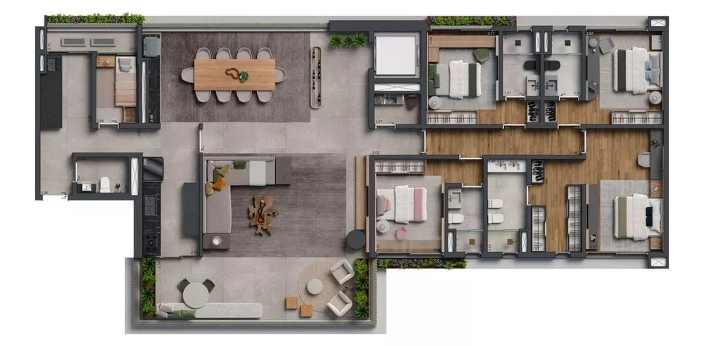 Apartamento, 3 quartos, 198 m² - Foto 14