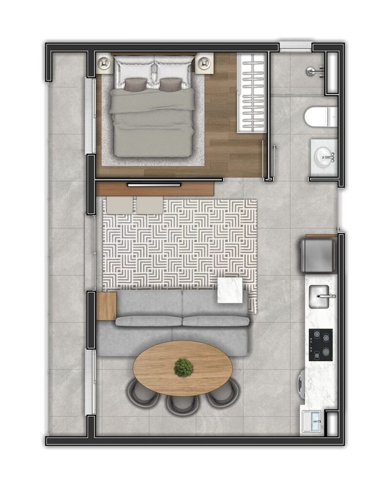 Apartamento, 1 quarto, 27 m² - Foto 15