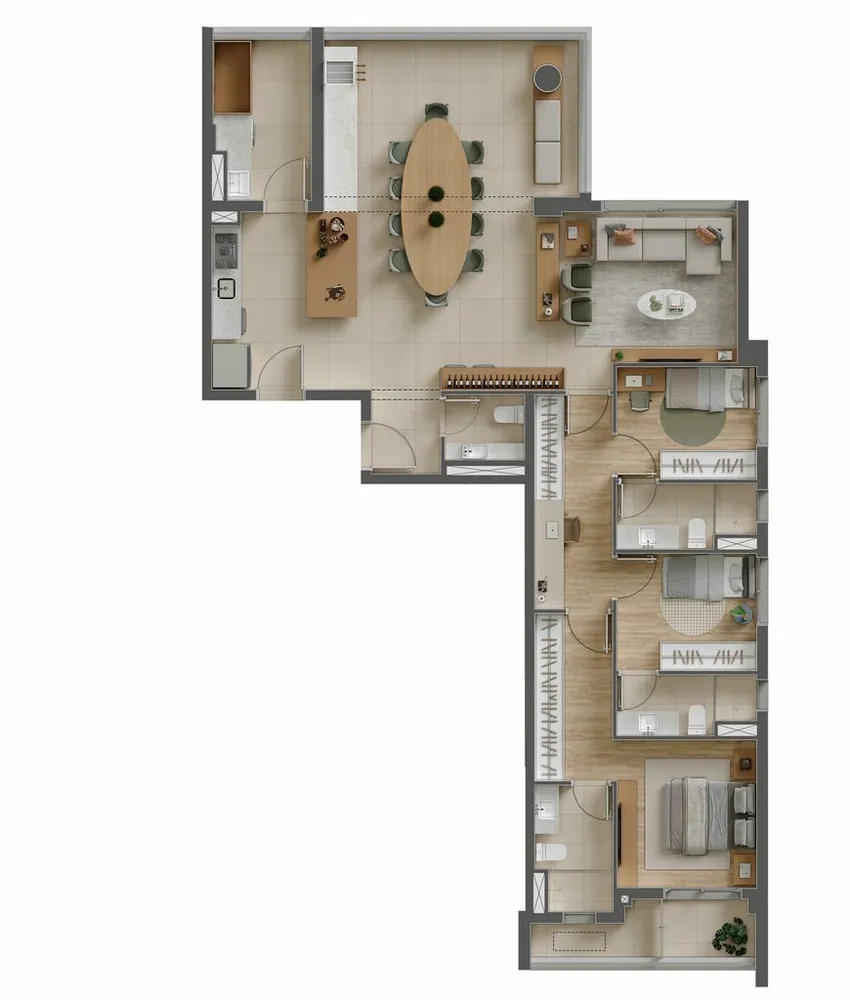 Apartamento, 3 quartos, 136 m² - Foto 8
