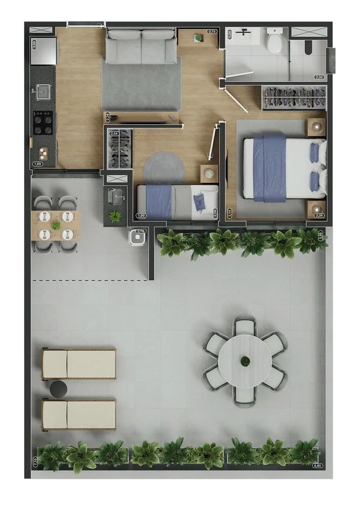 Apartamento, 1 quarto, 30 m² - Foto 10
