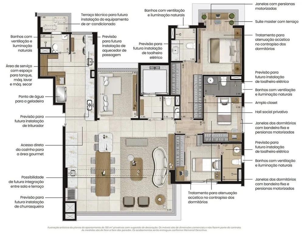 Apartamento, 3 quartos, 150 m² - Foto 7