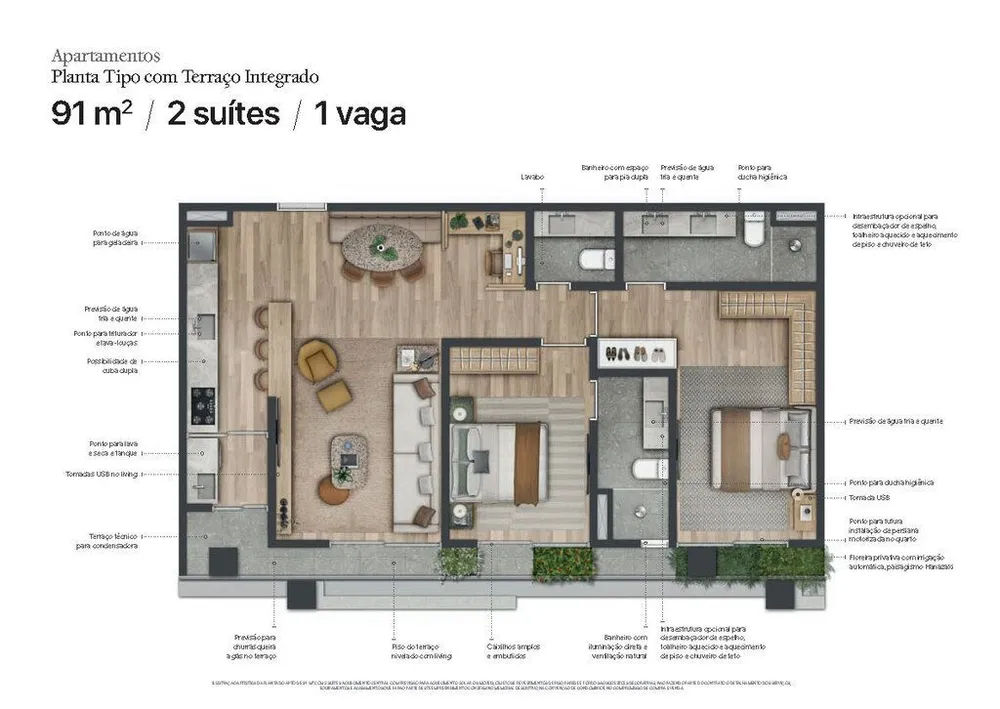 Apartamento, 2 quartos, 76 m² - Foto 8