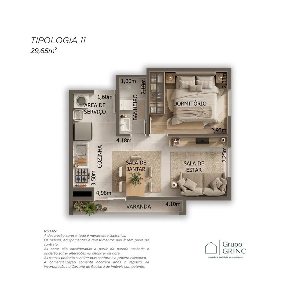Apartamento, 2 quartos, 31 m² - Foto 7