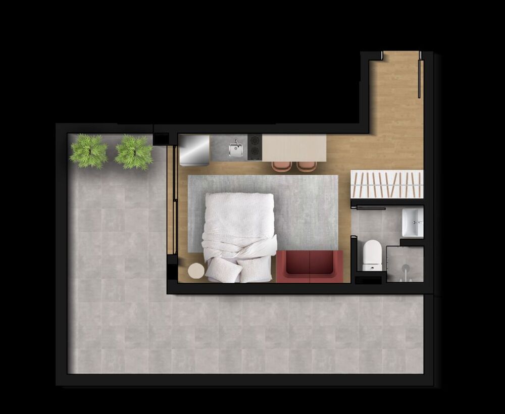 Kitnet-Studio, 27 m² - Foto 6