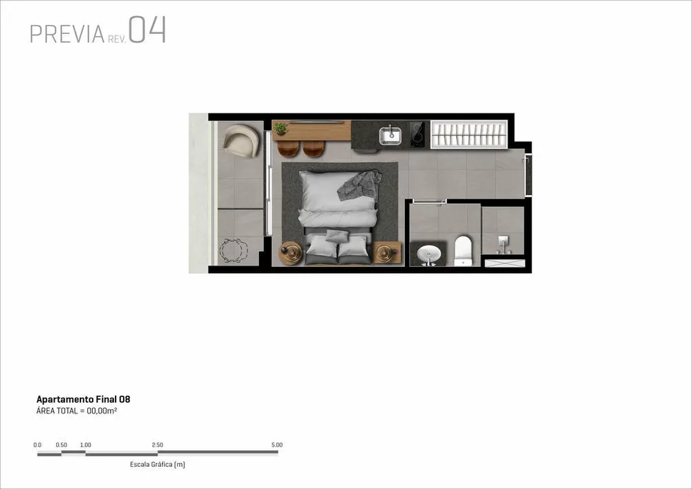 Apartamento, 1 quarto, 58 m² - Foto 1
