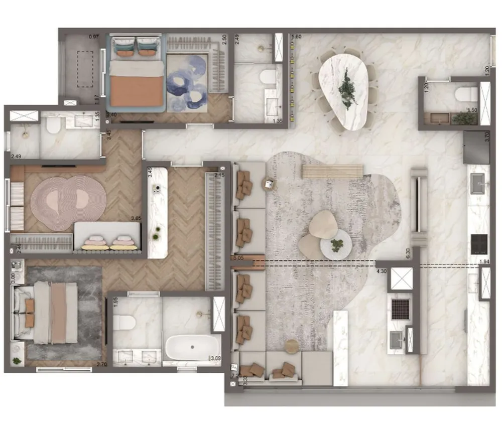 Apartamento, 2 quartos, 88 m² - Foto 1