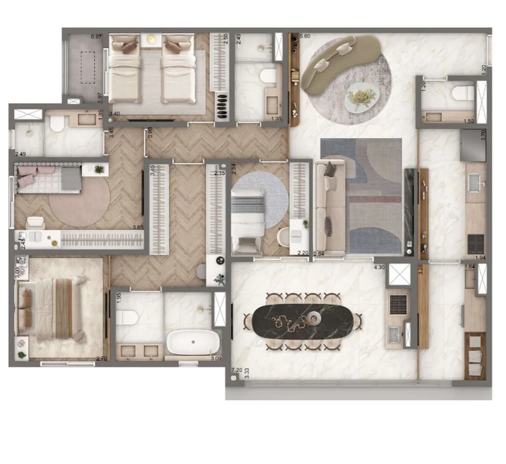 Apartamento, 2 quartos, 88 m² - Foto 10