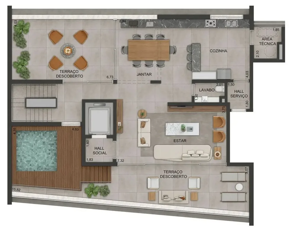Apartamento, 3 quartos, 200 m² - Foto 10