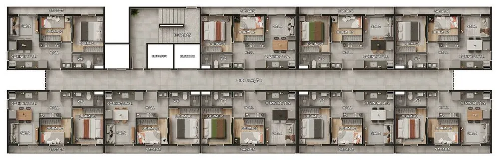 Apartamento, 2 quartos, 63 m² - Foto 6
