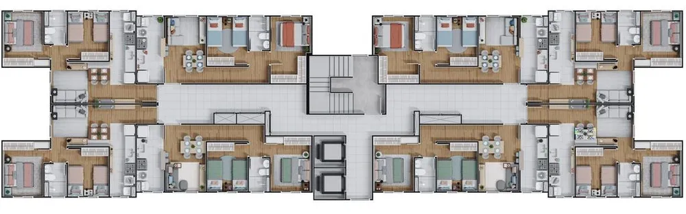 Apartamento, 2 quartos, 43 m² - Foto 7