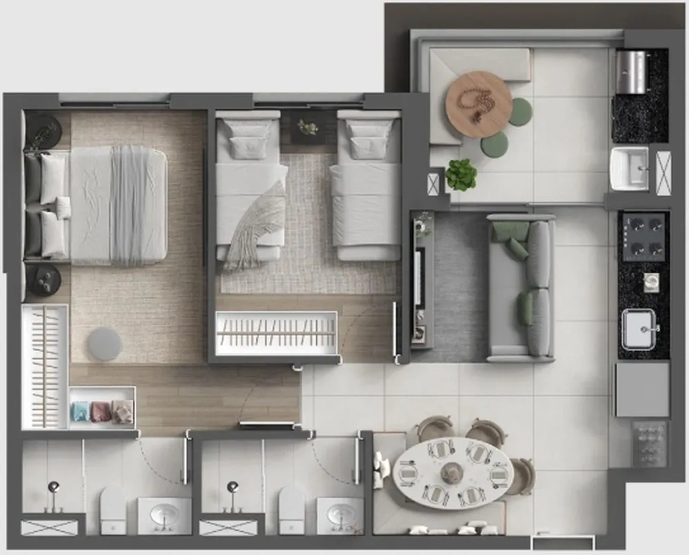 Apartamento, 3 quartos, 79 m² - Foto 7