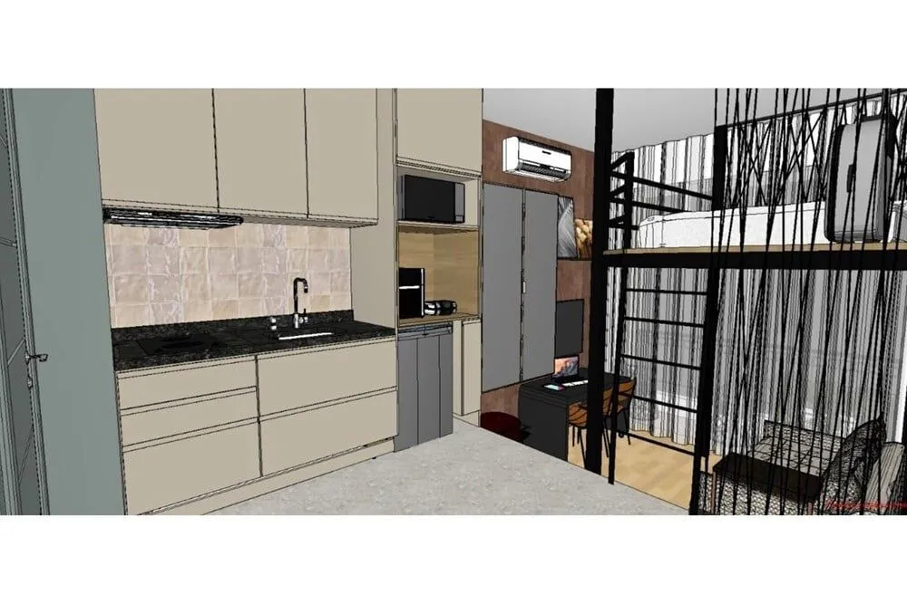 Kitnet-Studio, 21 m² - Foto 9