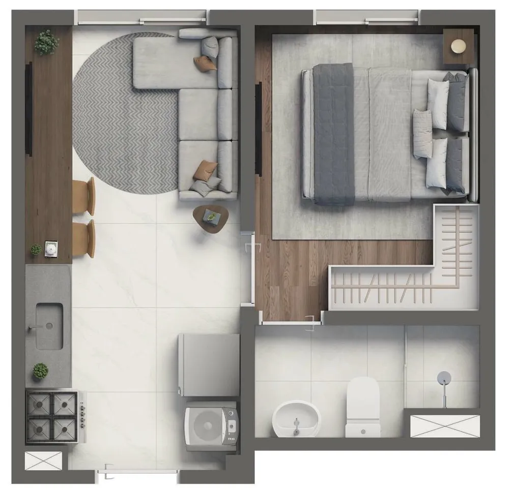 Apartamento, 2 quartos, 46 m² - Foto 6