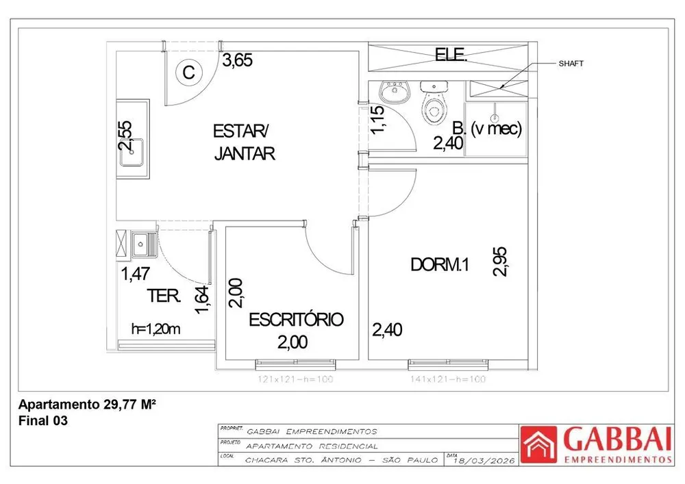 Apartamento, 2 quartos, 35 m² - Foto 11