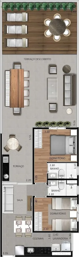 Apartamento, 2 quartos, 123 m² - Foto 12