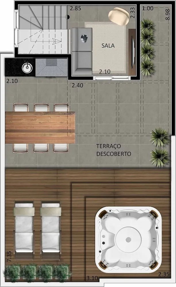 Apartamento, 2 quartos, 123 m² - Foto 11