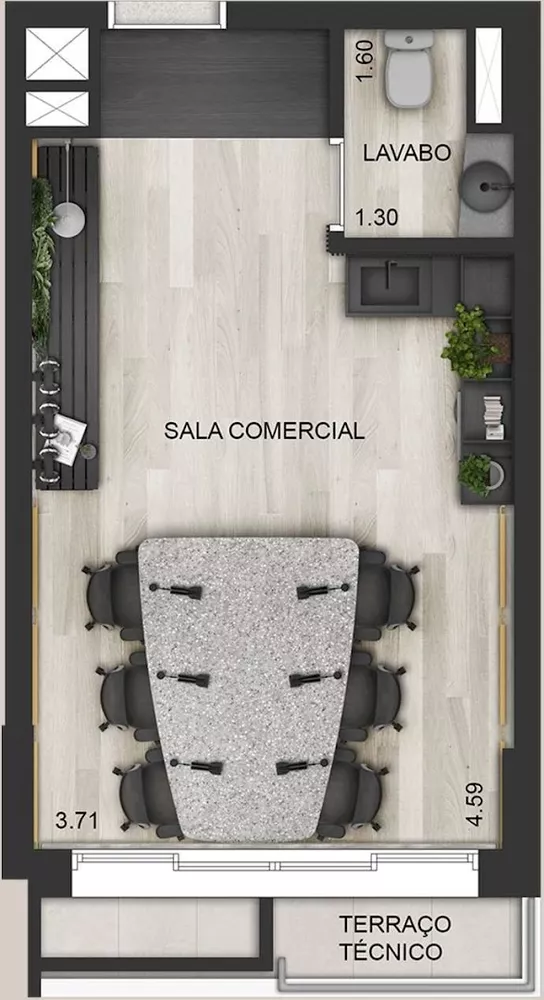 Conjunto Comercial-Sala à venda, 36m² - Foto 1