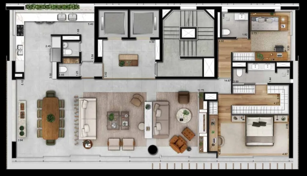 Apartamento, 3 quartos, 229 m² - Foto 11