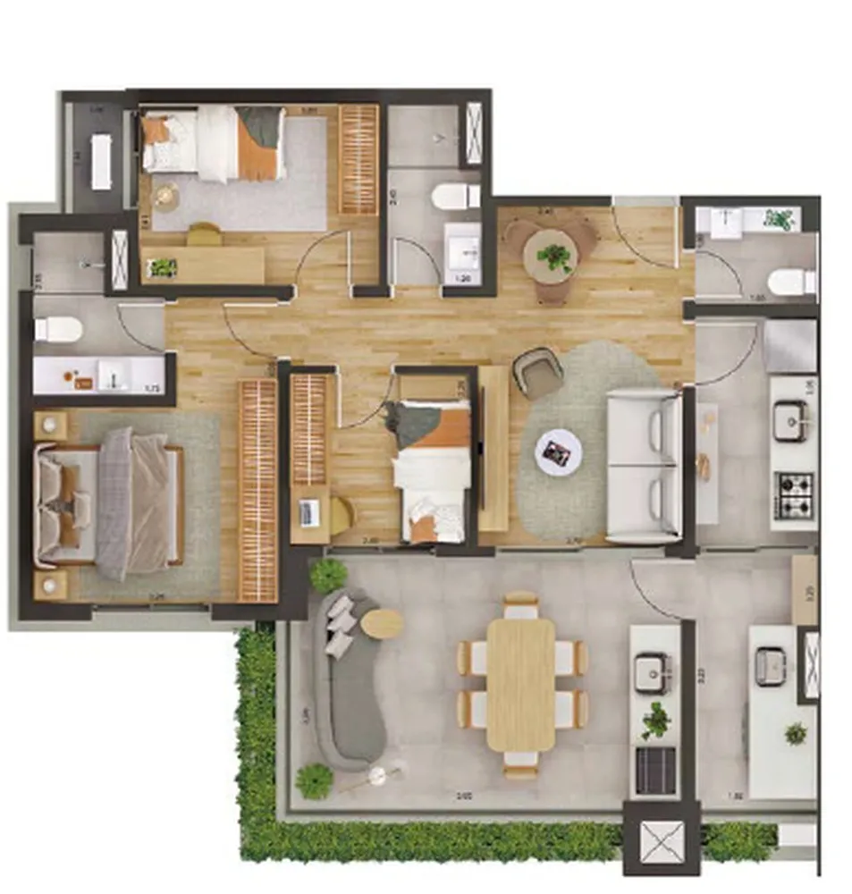 Apartamento, 3 quartos, 110 m² - Foto 11