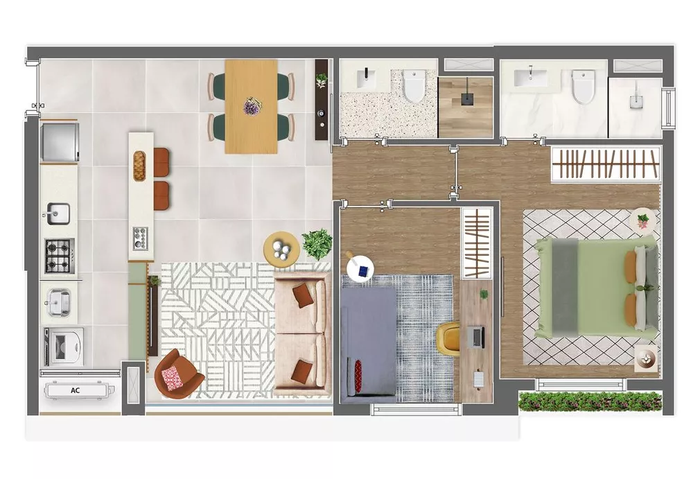 Apartamento, 2 quartos, 91 m² - Foto 13