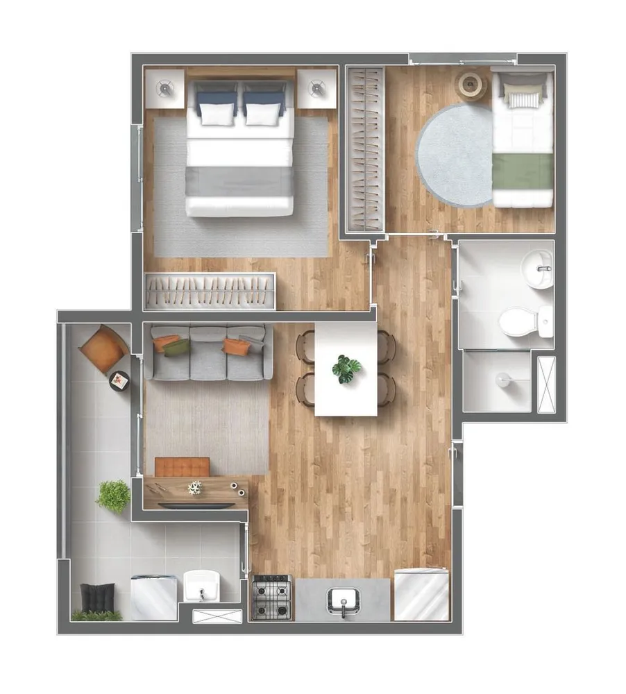 Apartamento, 2 quartos, 41 m² - Foto 12