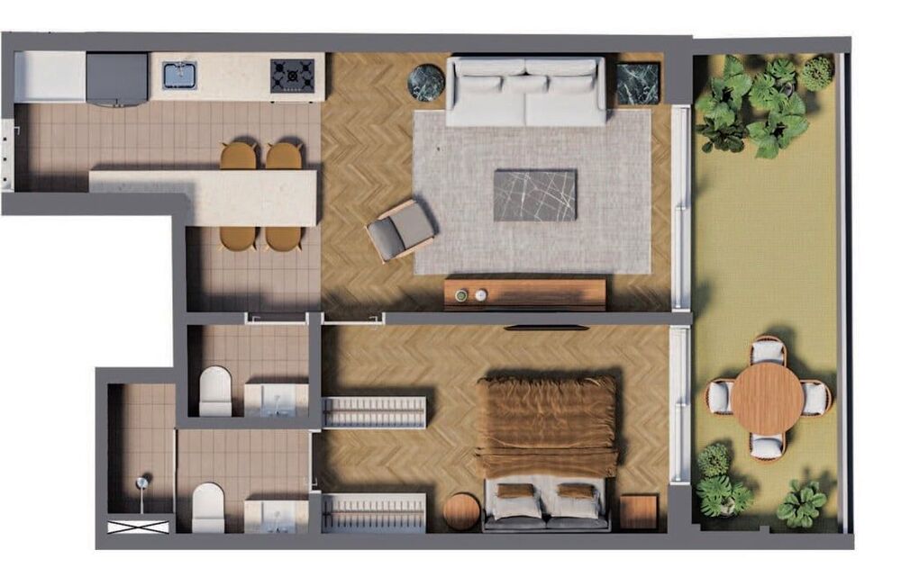 Apartamento, 1 quarto, 91 m² - Foto 6