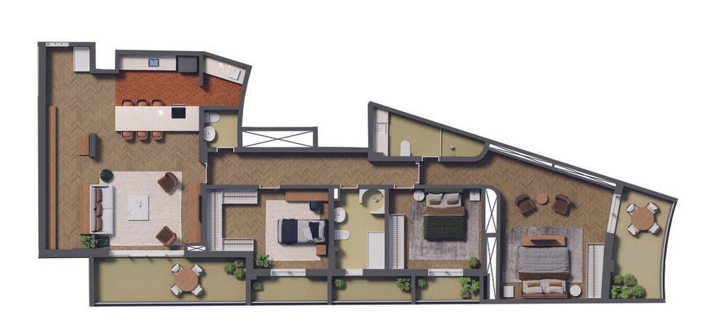 Apartamento, 1 quarto, 91 m² - Foto 7